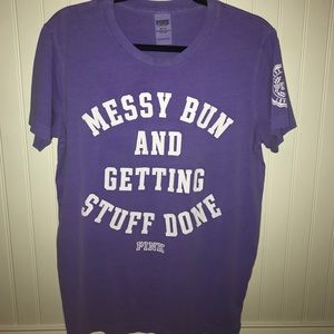 PINK purple t-shirt